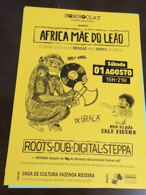 BOMBOCLAT comemora 1 ano com música jamaicana e sound system na Fazenda Roseira