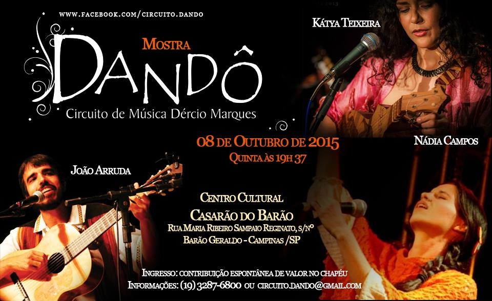 ‘Dandô’ recebe João Arruda, Nádia Campos e Kátya Teixeira