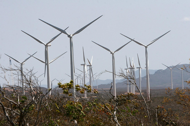 Em 2015, o consumo de energia eólica no Brasil aumentou 77,1%