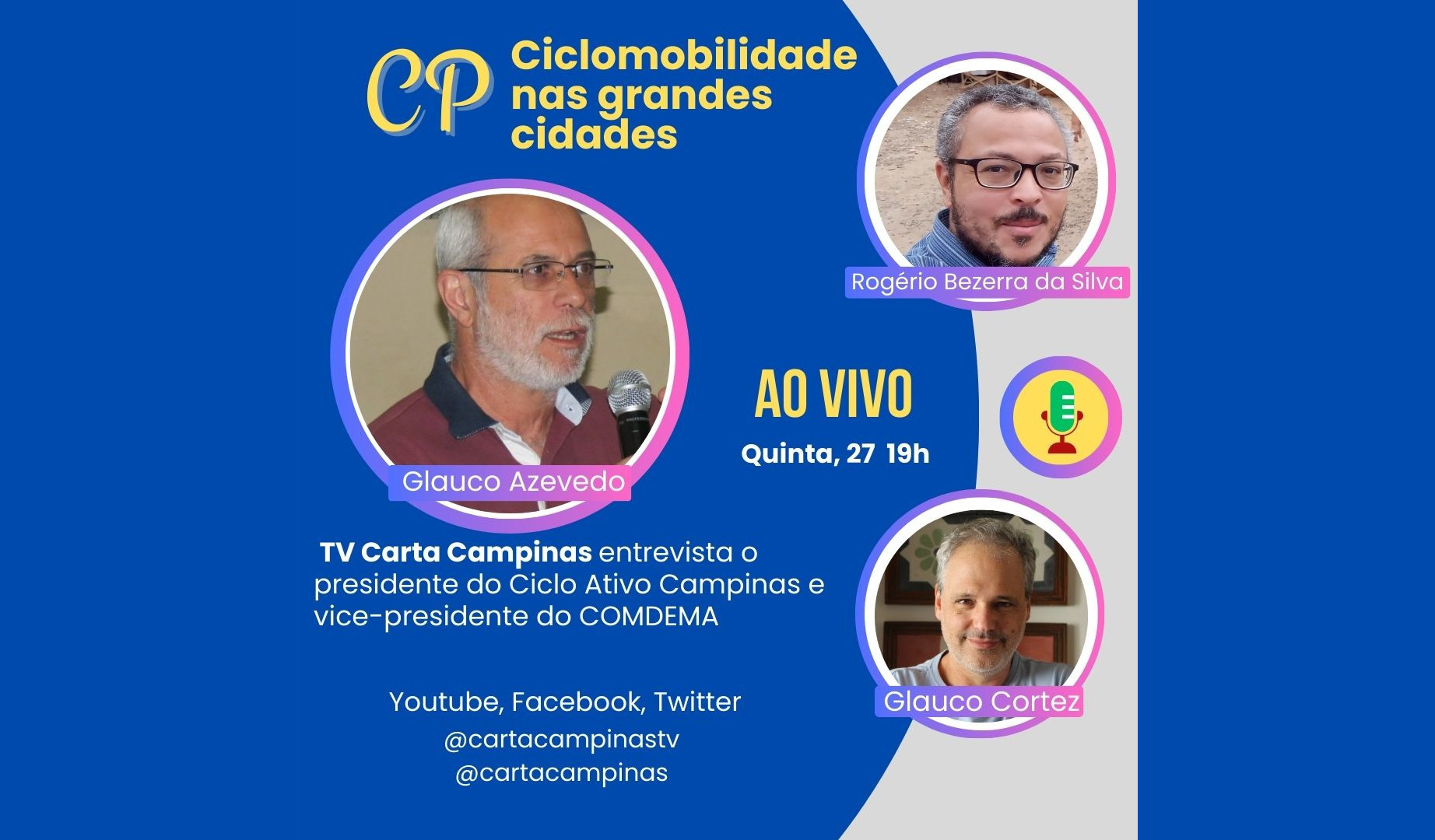 Mobilidade por bicicleta nas grandes cidades é o tema da entrevista da TV Carta Campinas