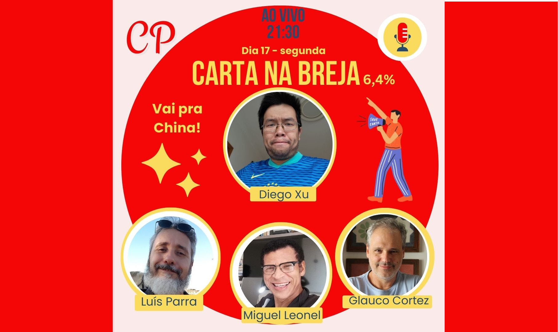 Carta na Breja 6,4% vai pra China em conversa com Diego Xu, ao vivo da cidade de Hangzhou