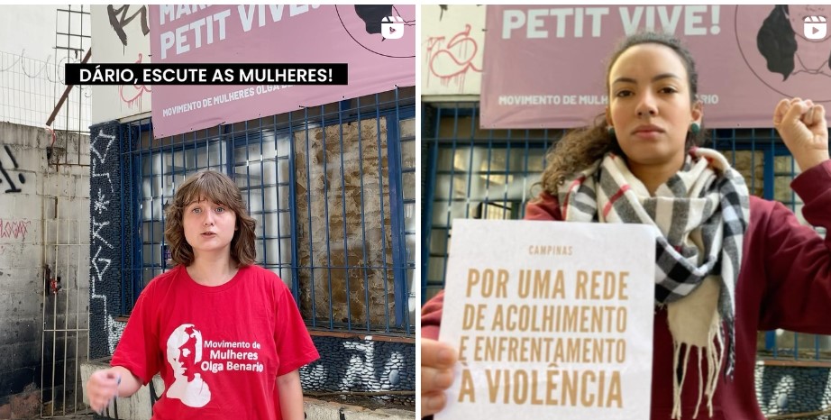 Vídeos: ativistas estão em vigília contra possível despejo da Ocupação Maria Lúcia Petit em Campinas