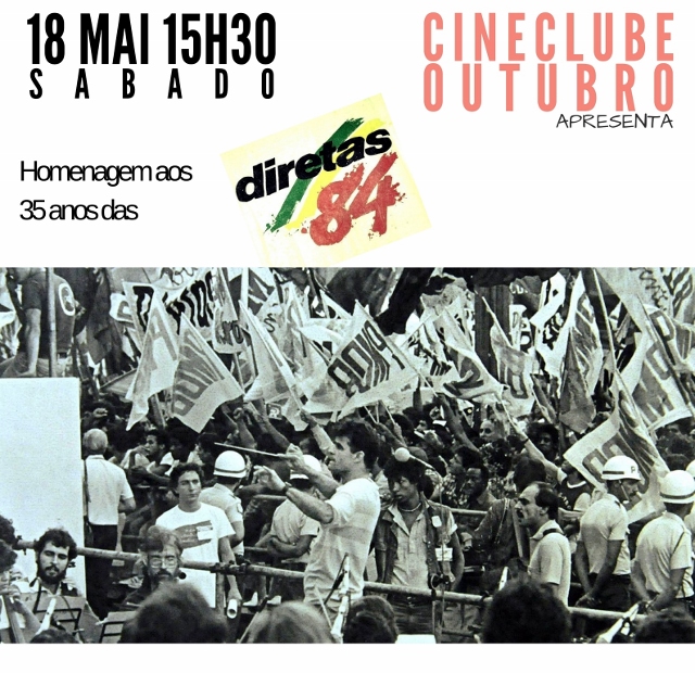 Cineclube Outubro exibe documentário ‘Memórias Diretas’, sobre  a campanha das Diretas Já em Campinas