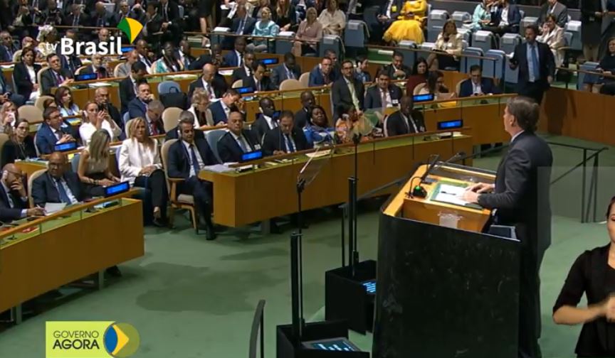 Bolsonaro mentiu em discurso feito para a abertura da assembleia da ONU