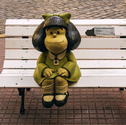 Mafalda, personagem do argentino Quino, completa 50 anos