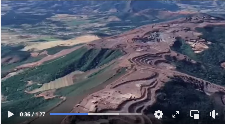 Vídeo mostra o horror da mineração descontrolada no estado de Minas Gerais